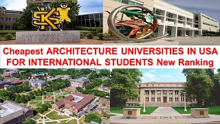 Top 10 Cheapest ARCHITECTURE UNIVERSITIES IN USA FOR INTERNATIONAL STUDENTS New Ranking