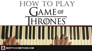 Game Of Thrones - Main Title Theme (Piano Tutorial Lesson)