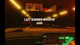 Last Summer Whisper - Anri (sub español & romaji)