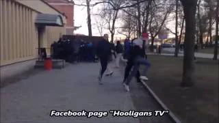 Zenit vs Spartak  30x13  - Hooligans Fight