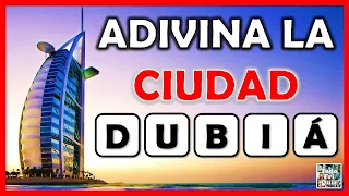 Adivina la "CIUDAD" A Partir De Las "LETRAS DESORDENADAS" Test/Trivial/Quiz