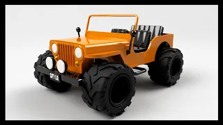 1944 WILLYS JEEP - Fully 3d printable - free STL