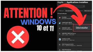 L' ERREUR que vous faites ASSURÉMENT sur Windows 10 ou 11