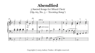 Organ: Abendlied / Evening Song (3 Sacred Songs for Mixed Choir, Op. 69, No. 3) - Josef Rheinberger