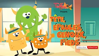 Tête, Épaules, Genoux, Pieds | Head, Shoulders, Knees and Toes in French | Toffee TV