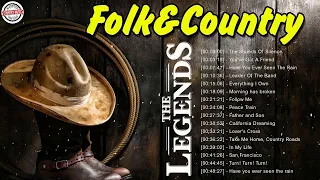 Best Folk Songs 70's 80's 90's Folk Rock - Country Collection 70's 80's 90's