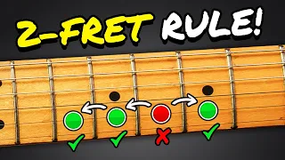 NEVER Play WRONG Notes Again! (Using The 2 Fret Rule)