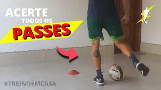 6 MANEIRAS DE TREINAR SEU PASSE EM CASA | Treino de futebol