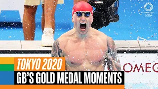 🇬🇧 🥇 Team GB's gold medal moments at #Tokyo2020 | Anthems