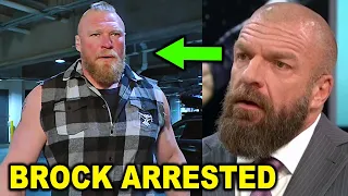 Brock Lesnar Arrested by Police After Vince McMahon Allegations as Triple H is Upset - WWE News 2024