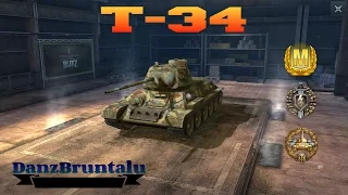 World of Tanks Blitz | T-34 #2 | 2.500 DMG, Ace Tanker, Top gun, High caliber....