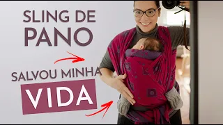 TUDO SOBRE O SLING DE PANO | COMO EU USO | MÉTODO EUROPEU