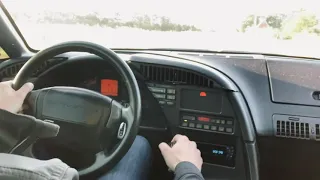 1990 C4 Corvette ZR-1 - flooring it at 20mph