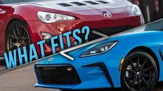 What fits the 2022 GR86 & BRZ from the 1st Gen?