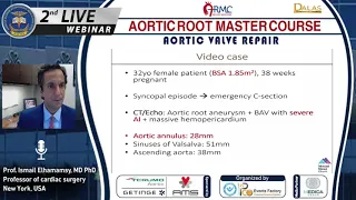 The 2 nd Love Webinar Aortic Root Master CourseAortic Valve Repair