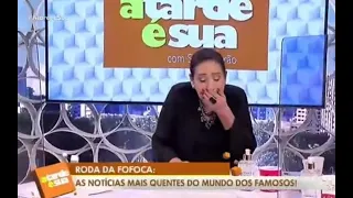 Sonia Abrão chora ao vivo ao anunciar morte de Dudu Braga filho do Roberto Carlos