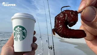 Making Starbucks Coffee Scented Bait Shrimp! SECRET FISHING BAIT to Catch EVERYTHING?