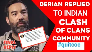 Community Manager Derian Replied To Indian Coc Community || #quitcoc Trending