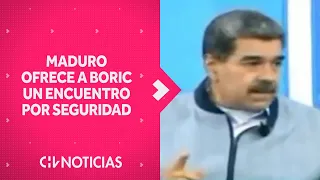 Nicolás Maduro instó a pdte. Boric a “conversar personalmente” para combatir crimen organizado