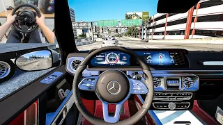 GTA 5 - Mercedes Benz G550 [Steering Wheel gameplay]