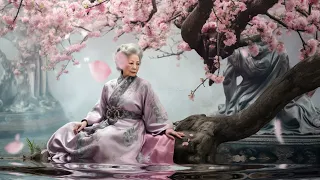 Chinese relax music with picture of calm old lady；中國古風音樂和慈祥的老人；Música relajante china