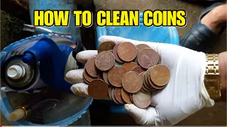 How to clean coins in less than a minute