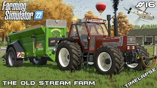 Covering BUNKER SILO and spreading MANURE | The Old Stream Farm | Farming Simulator 22 | Episode 16