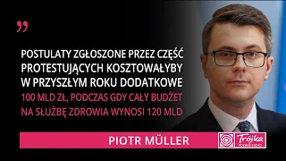 P. Müller o proteście medyków: za naszych rządów nakłady na służbę zdrowia wzrosły o ponad 50 proc.