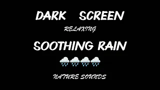 Goodbye Insomnia with Calm Rainfall 🌧️🌧️Tin roof-Relieve Sleeping Problems and Stress-Black Screen