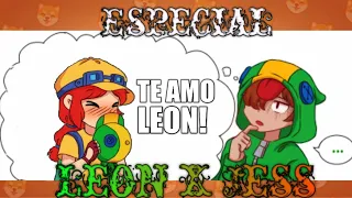 Brawl Stars ¡Especial Comics del Ship de León X Jessie 🦎🔧!