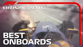 Splashing and Smashing in Sao Paulo! Best Onboards | 2016 Brazilian Grand Prix