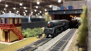 Running Trains on MARRS club layout at GSMTS April 2024