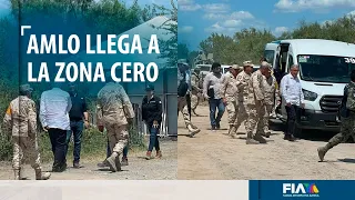 EN VIVO: Llegada de López Obrador a Sabinas, Coahuila, donde están atrapados los mineros