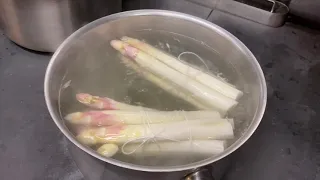 comment préparé des asperges blanches