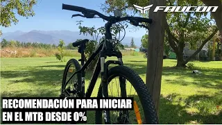 Bicicleta para comenzar a practicar mtb de manera amateur - Opinion bicicleta Faucon Bike review