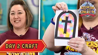 A Suncatcher Cross! | Keepers of the Kingdom VBS: Day 2 Craft