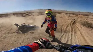 Big crash on test 1 at 100’s Sprint Enduro