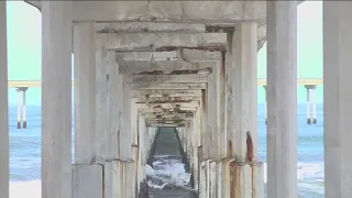 A closer look at the damage on the OB Pier as the City of San Diego considers its future