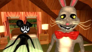 Cartoon Mouse vs Mr Hopp | Mr  Hopp's playhouse 2 | Animation