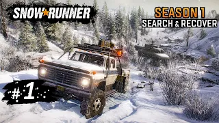 SnowRunner (Season 1: Search & Recover) - #1 - Кольский полуостров: Ковдозеро - Исследуем карту