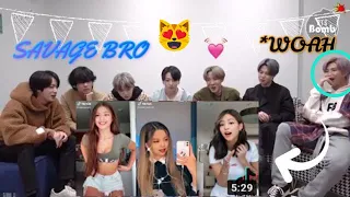 BTS reaction to Blackpink Jennie VIRAL Tiktok Compilation (2021)