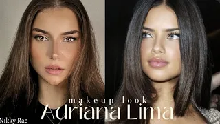 Recreating the ICONIC Adriana Lima Look | 90s Supermodel Makeup