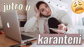 Morning Routine u KARANTENI ☀️ (online škola)