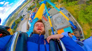 Riding INSANE Roller Coasters All Day!! Six Flags Magic Mountain