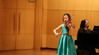 Bruch violin concerto 이화경향콩쿠르 초등부 1위 2016 (Haewon Lim ,12y)