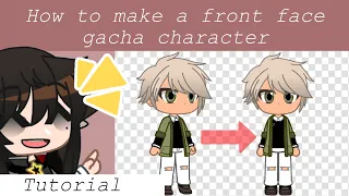 How to make a front face gacha character // IbisPaint Tutorial // Gachaclub