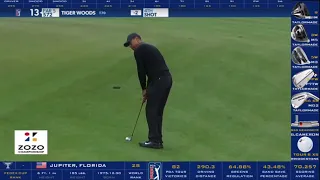 Tiger Woods Round 4 ZOZO Championship Back 9 Every Shot