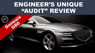 UNIQUE APPROACH TO CAR REVIEWS - ENGINEER'S AUDIT REVIEW 2021 GENESIS G80 - Is it better than Lexus?