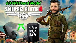 Sniper Elite 4 New FPS Boost Xbox Series X Vs Xbox One X Frame Rate Performance Graphics Analysis