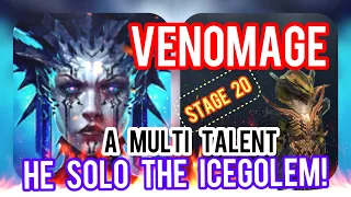 👑 Venomage 👑 The Dungeon King❗️Solo the Icegolem Dungeon easily❗️RAID Shadow Legends